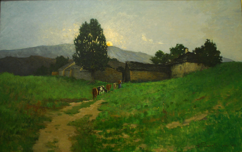 GAM - MALINCONIA_044.JPG - GIOVANNI PIUMATI - Bra (CN) 1850-Col San Giovanni (TO) 1915 - PLENILUNIO (1903)
